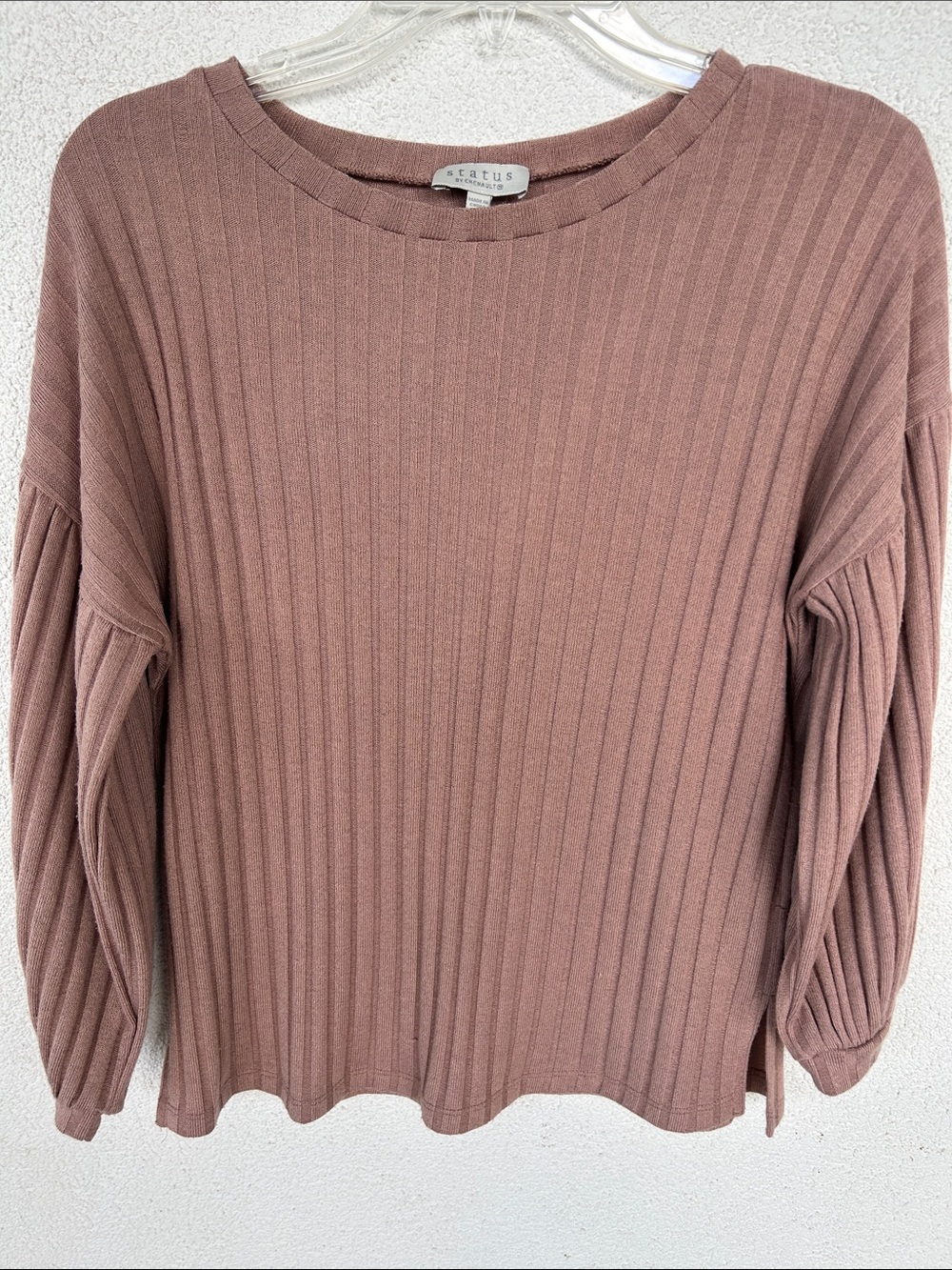 Status by Chenault Blush Rose Pullover